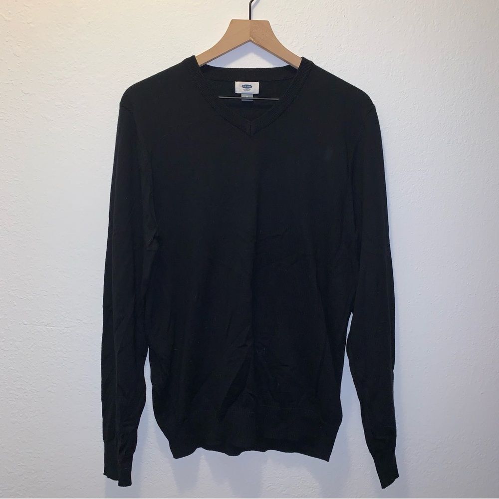 Old Navy Men’s V Neck Sweater 100% Cotton Medium